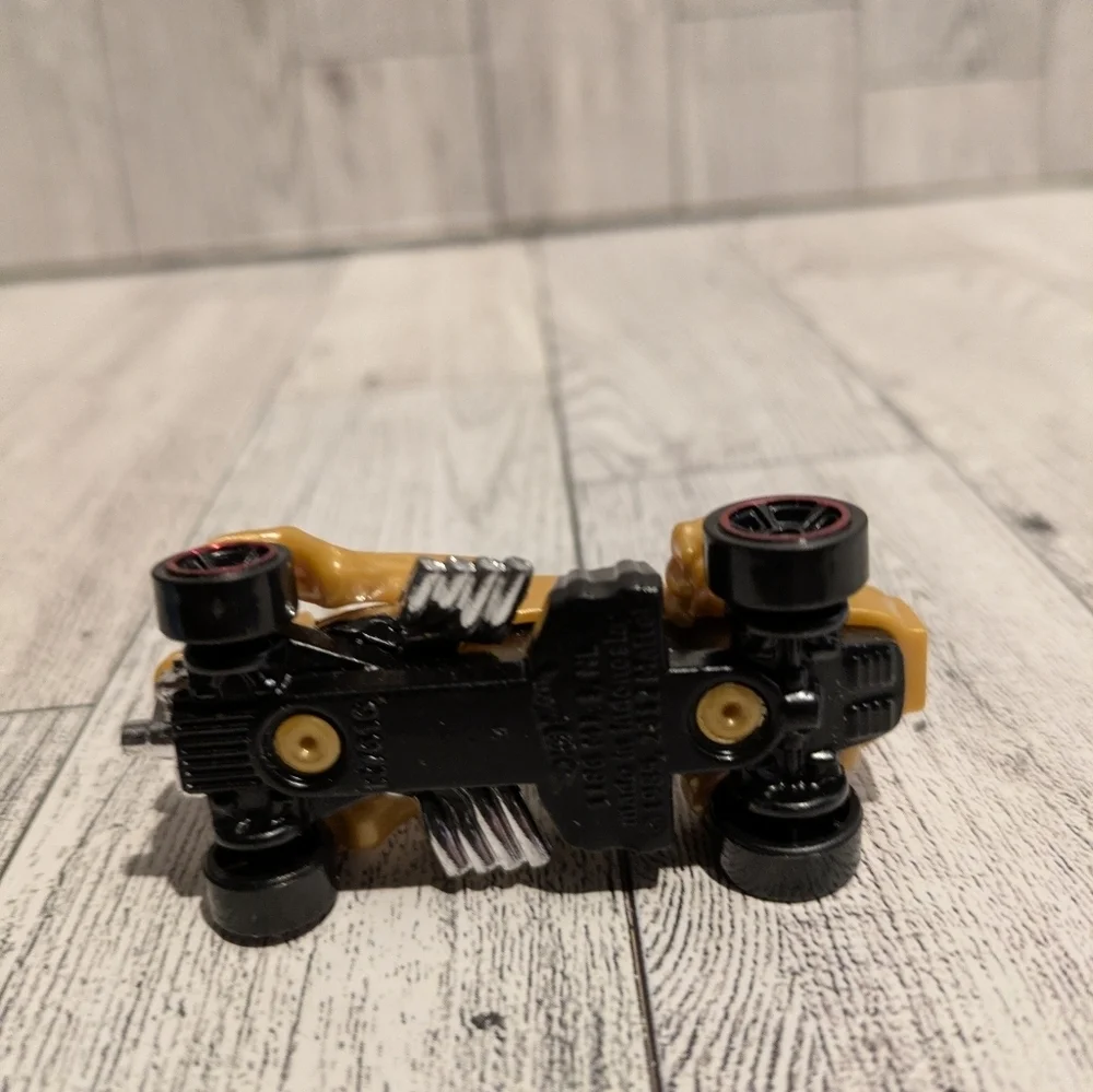 Wild Beast Yellow Toy Car with Black and Red Accents